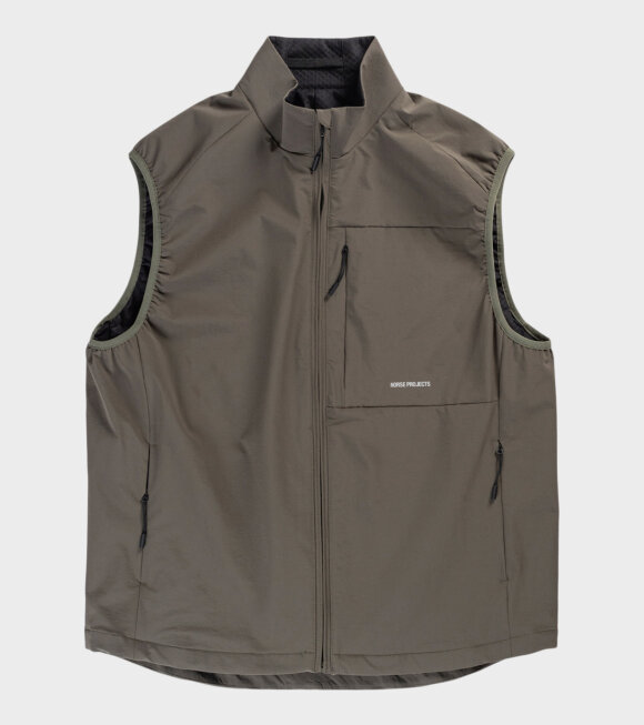 Norse Projects - Birkholm Travel Solotex Vest Ivy Green