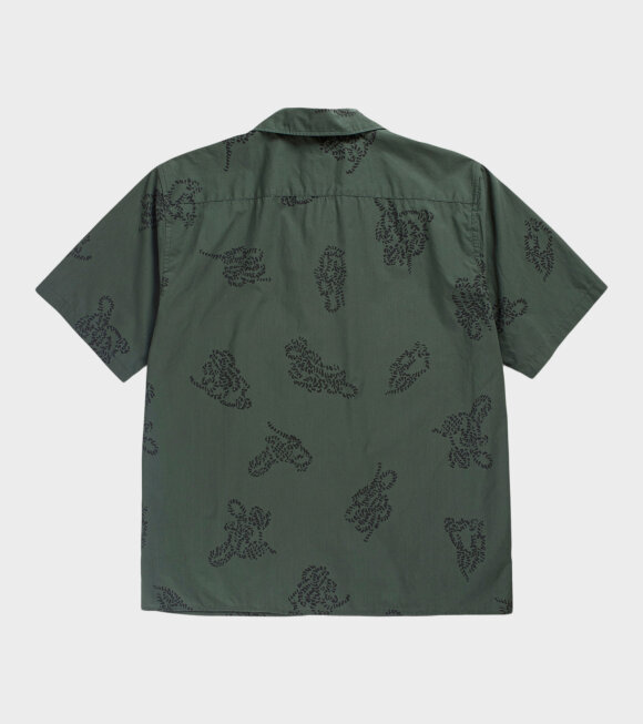 Norse Projects - Carsten Print S/S Shirt Deep Sea Green