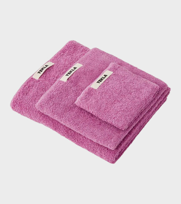 Tekla - Guest Towel 30x50 Magenta
