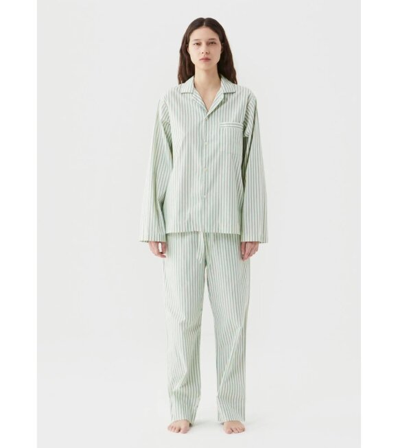 Tekla - Pyjamas Shirt Clover Stripes