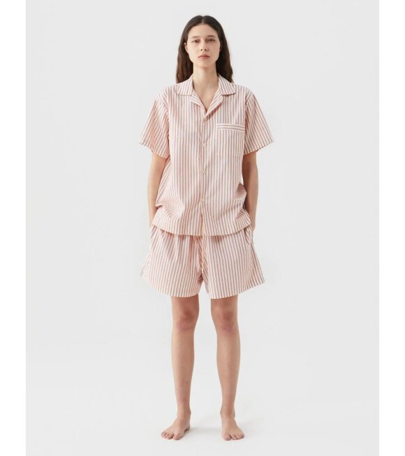 Tekla - Pyjamas S/S Shirt Polka Stripes