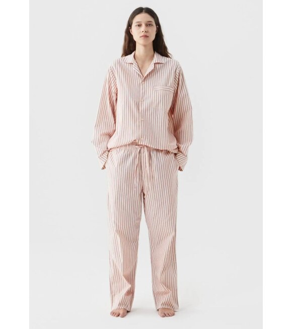 Tekla - Pyjamas Shirt Polka Stripes