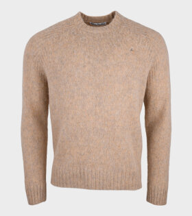 Brushed Wool Sweater Toffee Brown