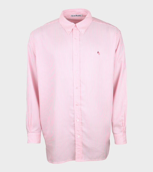 Acne Studios - Striped Shirt Pink/White