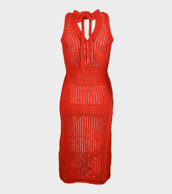Acne Studios - Long Knitted Dress Bright Red