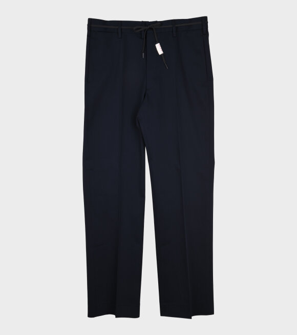 Marni - Pantalone Cotton Trousers Navy