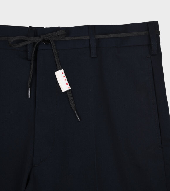 Marni - Pantalone Cotton Trousers Navy
