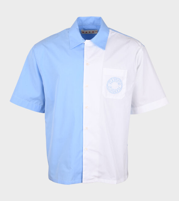 Marni - Camicia S/S Shirt Blue Lake
