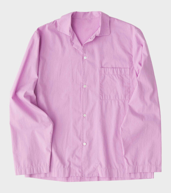 Tekla - Pyjamas Shirt Purple Pink