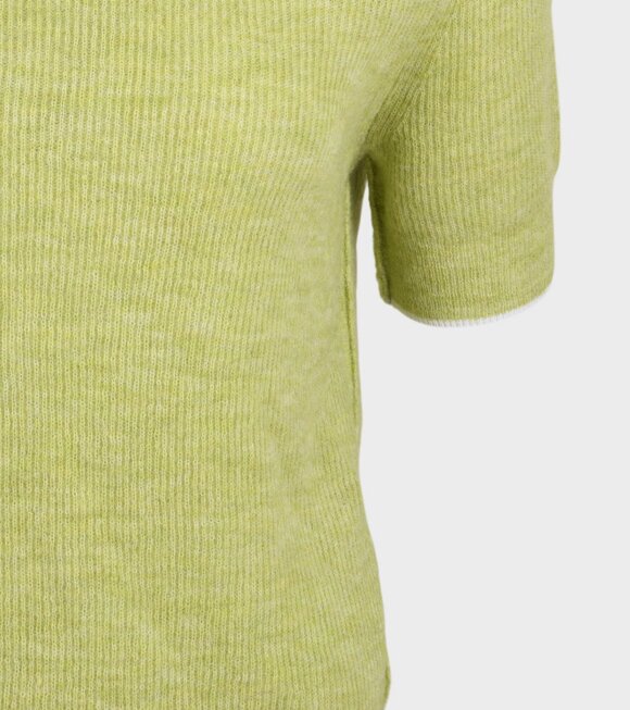 Acne Studios - Alpaca Blend T-shirt Apple Green