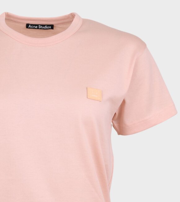 Acne Studios - Nash Face T-shirt Powder Pink