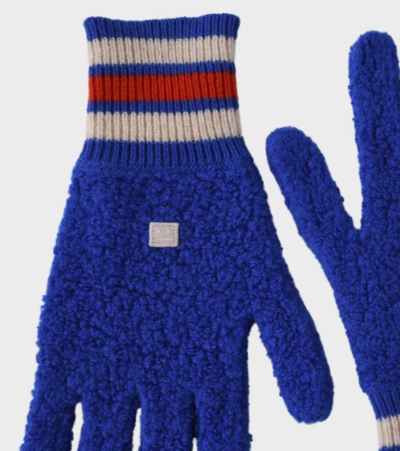 Acne Studios - Wool Gloves Blue
