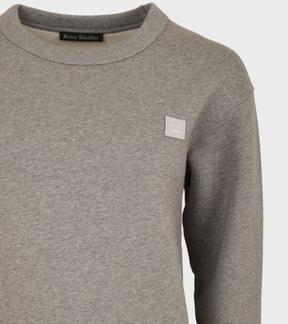 Acne Studios - Face Sweatshirt Light Grey Melange