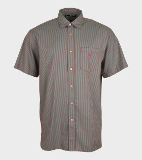 Short Sleeve Shirt Turquoise/Red