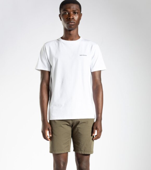 Norse Projects - Niels Standard Logo T-shirt White