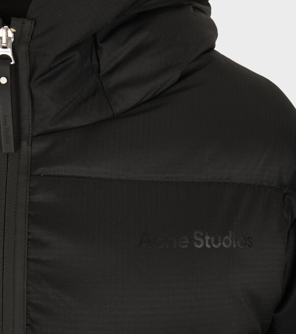 Acne Studios - Hooded Puffer Coat Black 