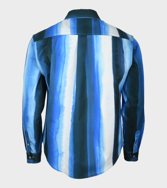 Marni - Camicia L/S Shirt Waterfall Stripe Blue