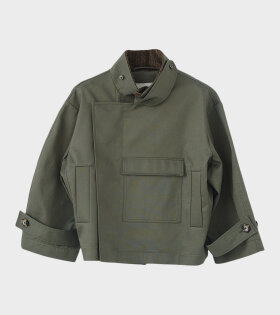 Water Resistant Jacket Army Green