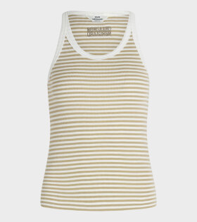 Carry Top Striped Beige/White