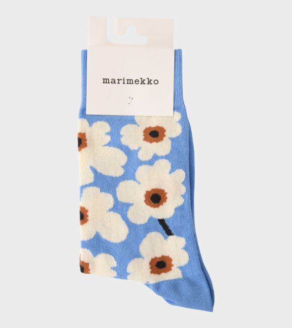 Marimekko - Kirmailla Unikko Socks Blue