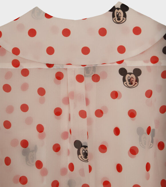 Comme des Garcons Girl - Disney Dotted Shirt White/Red