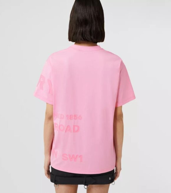 Burberry - Carrick Oversize T-shirt Geranium Pink