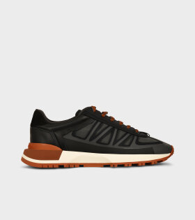 Chunky Sneakers Orange/Black