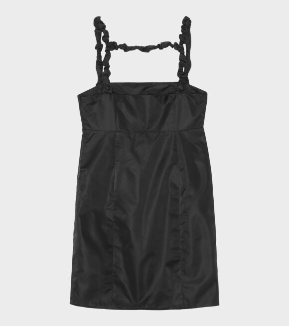 Ganni - Mini Nylon Dress Black