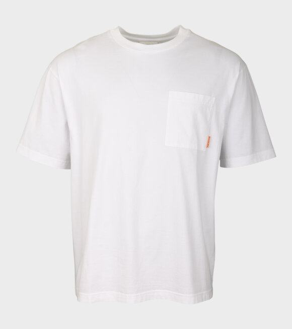 Acne Studios - Extorr Pocket Pink Label T-shirt White