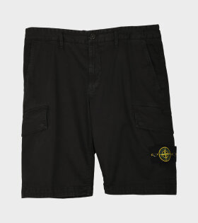Bermuda Patch Shorts Black