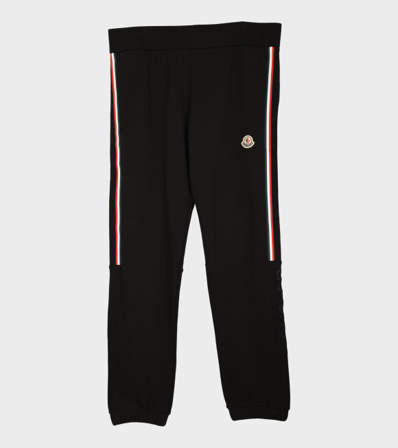 Moncler - Striped Logo Sweatpants Black