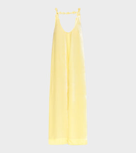 Velvet Dress Yellow Pear