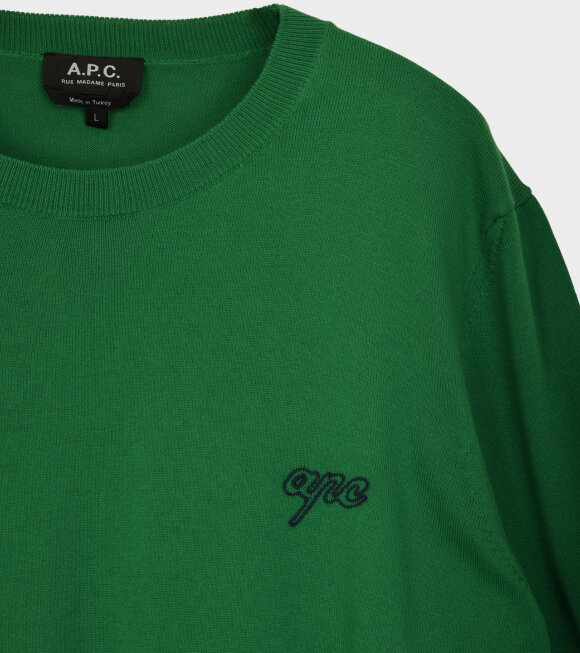 A.P.C - Knit Pullover Green