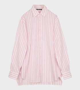 L/S Striped Shirt Pink/White