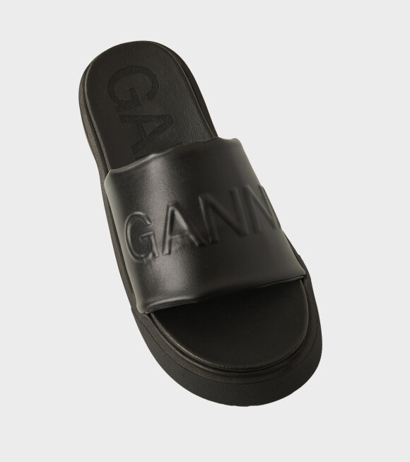 Ganni - Slip-on Sandal Black