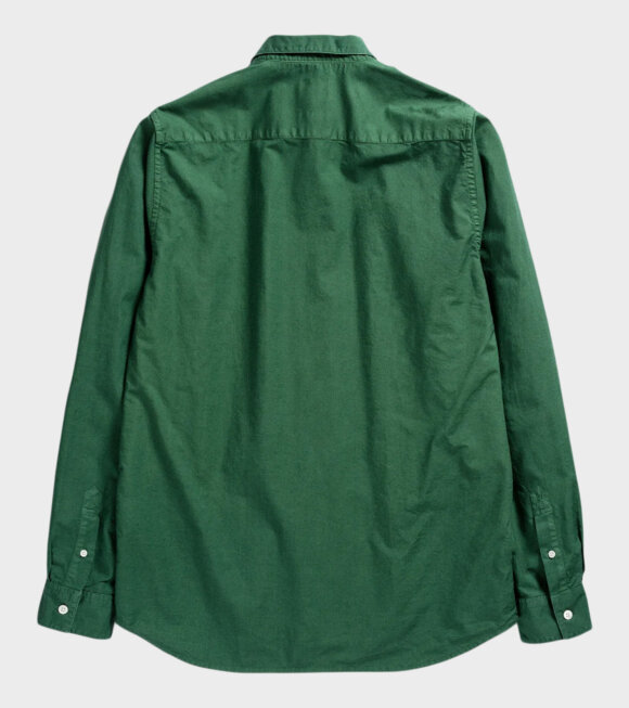 Norse Projects - Hans Cotton Linen GMD Shirt Leaf Green