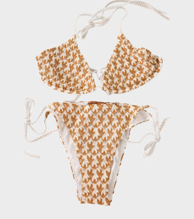 Crochet Bikini White/Gold