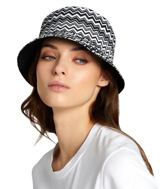 Missoni - Zig Zag Bucket Hat Black/White
