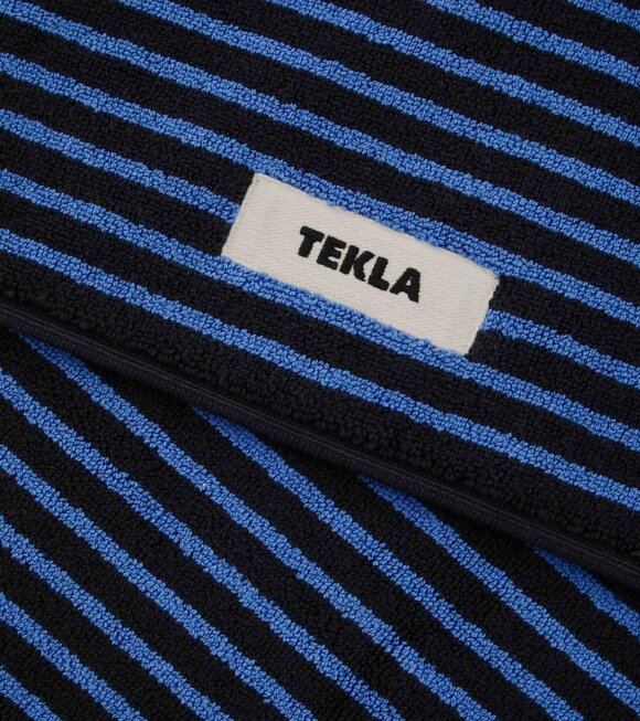 Tekla - Bath Mat 50x70 Black/Blue
