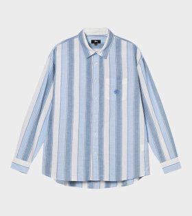 Wide Striped Shirt Blue Stripe