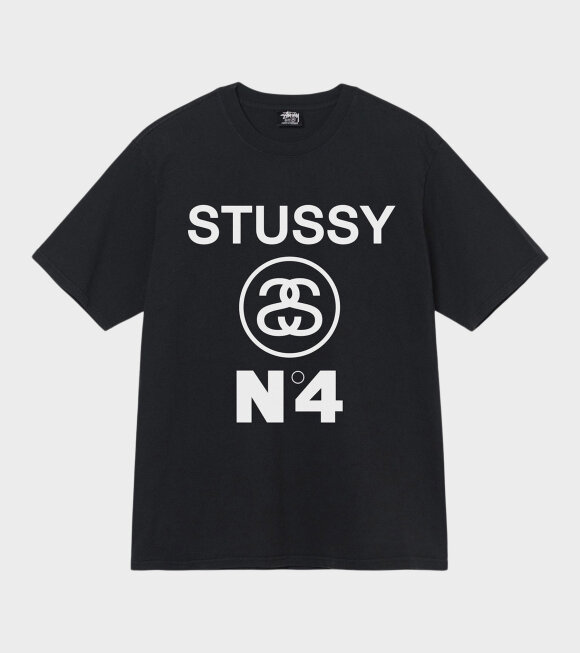 Stüssy - Stüssy No.4 Pigment Dyed T-shirt Black