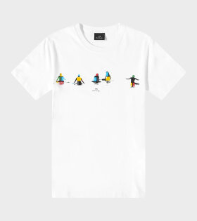 Kayak Print T-shirt White