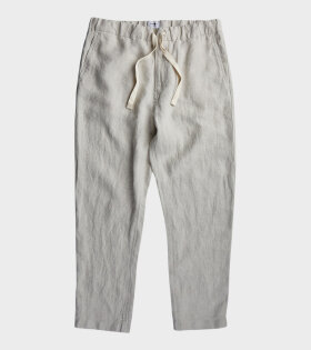 Keith Linen Trousers Oatmeal