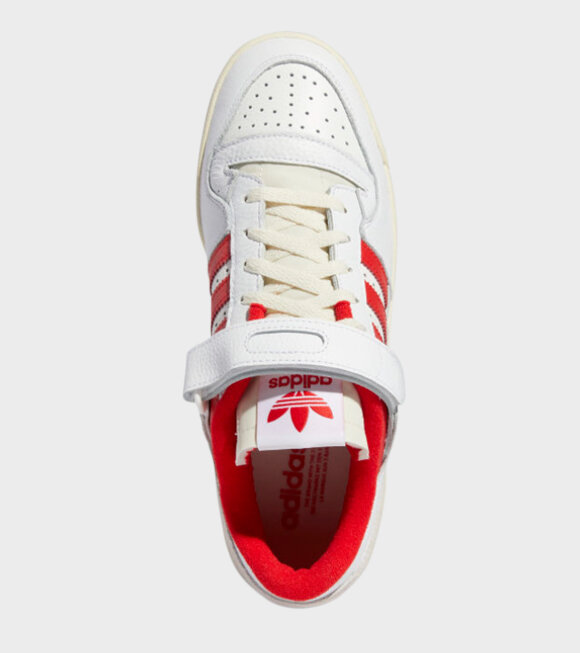 Adidas  - Forum 84 Low Cloud White/Vivid Red/Cream White