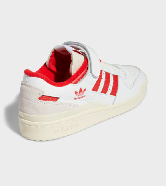 Adidas  - Forum 84 Low Cloud White/Vivid Red/Cream White