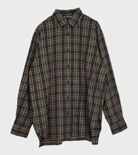 Checkered LS Shirt Black/Grey