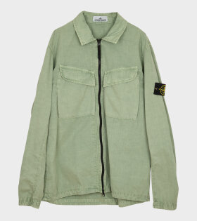 Patch Overshirt Dusty Mint Green
