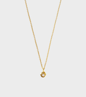 Iman 0.05ct Diamond Necklace Gold