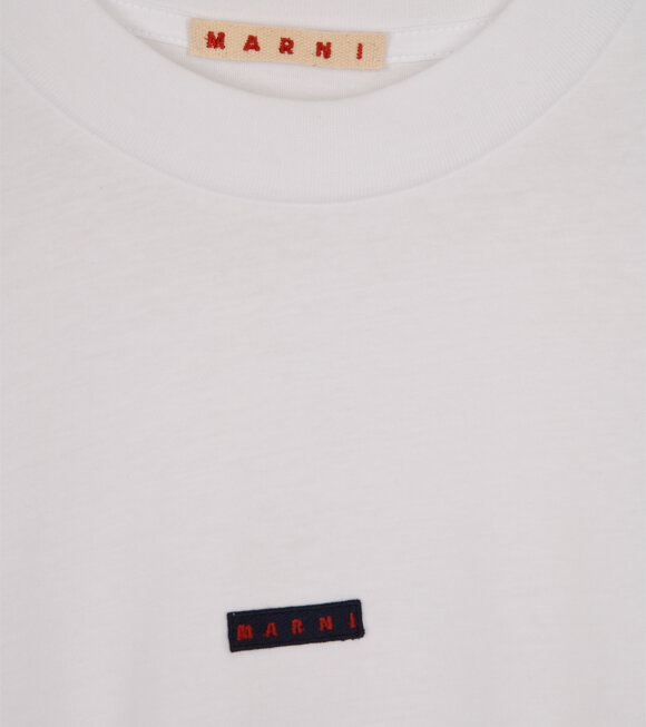 Marni - Boxy Logo T-shirt White 