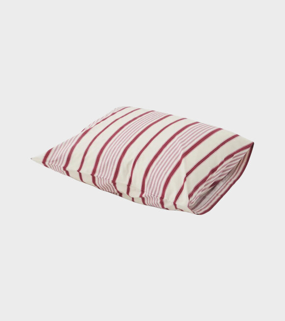 Tekla - Percale Pillow 60x63 Pink Mattress Stripes